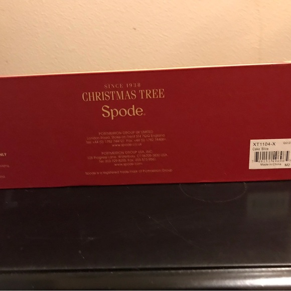 Spode Christmas Tree Cake Slicer. - Picture 3 of 3
